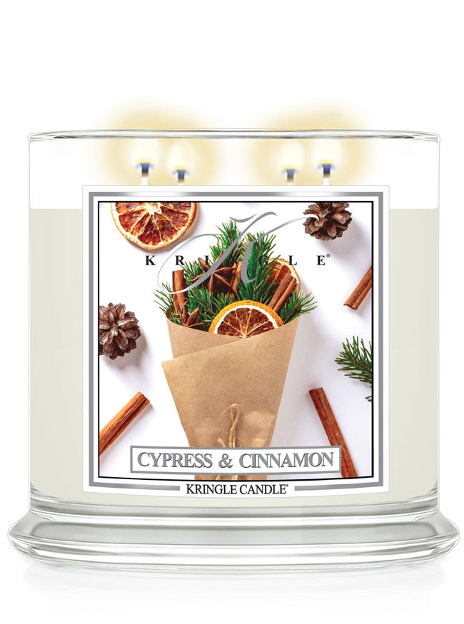 Cypress & Cinnamon  | XL 4-wick