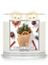 Cypress & Cinnamon  | XL 4-wick