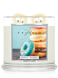 Kringle Candle Donut Worry 4-wick lit candle 