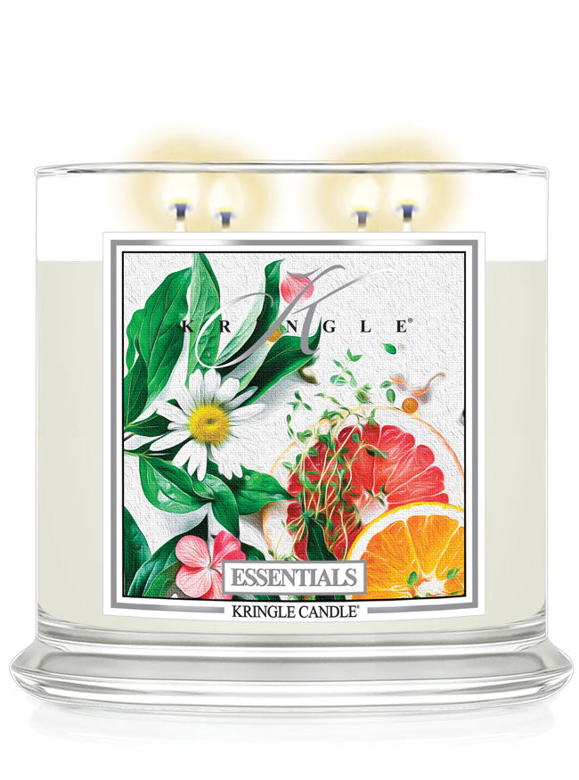 Essentials Scented 4-wick lit Candle