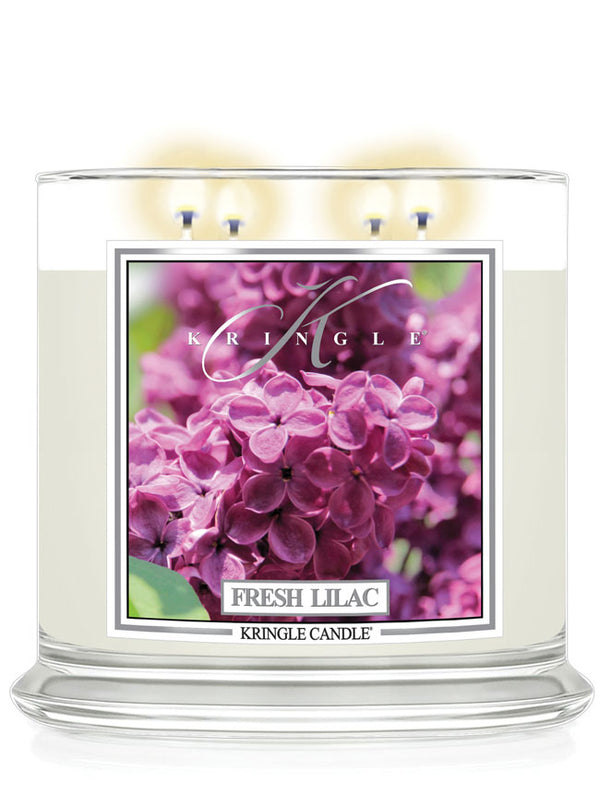 Fresh Lilac Scented 4-wick Candle