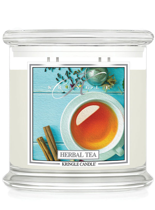 Kringle Candle Herbal Tea Scented 4-wick candle 