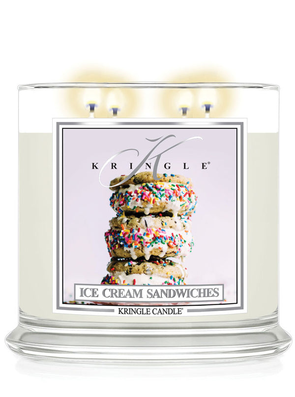 Ice Cream Sandwiches Scented 4-wick Candle
