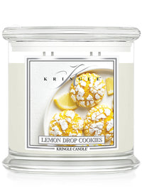 Kringle Candle with lemon drop cookies design on a white background