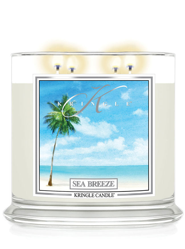 Sea Breeze Scented 4-wick Candle