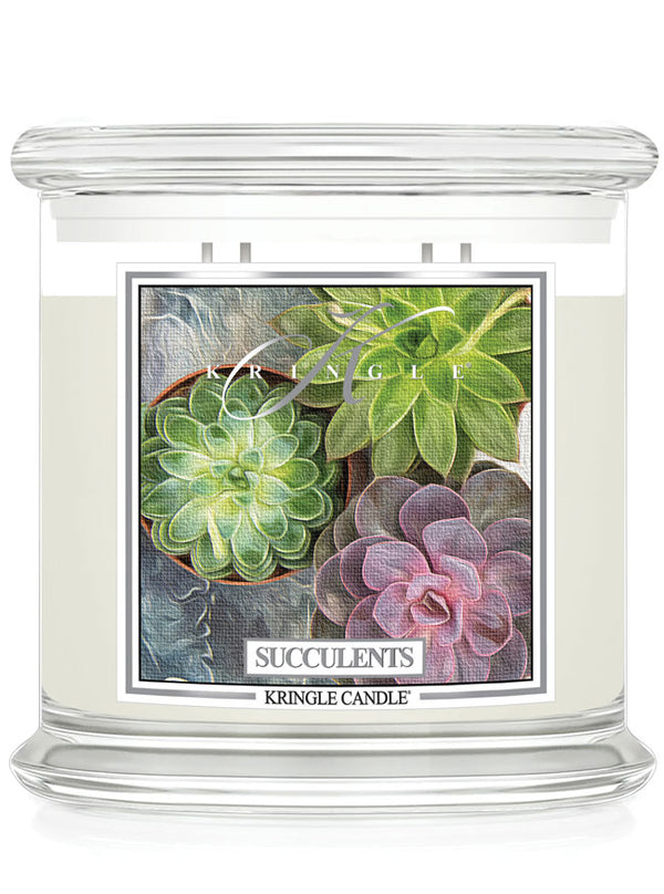 Succulents Scented 4-wick Candle