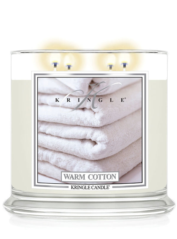 Warm Cotton Scented 4-wick Candle