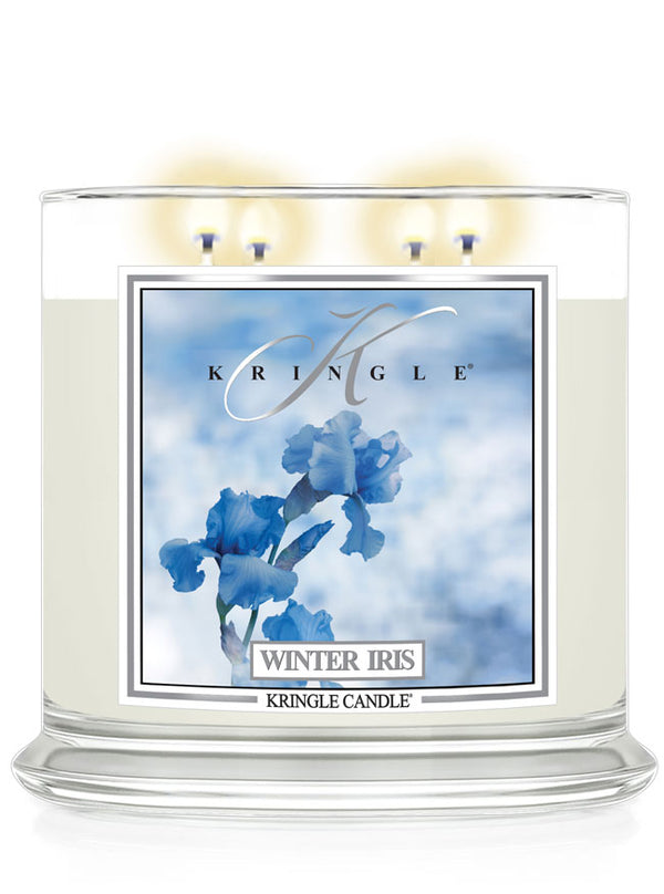 Winter Iris Scented Extra Large 4-wick Candle - Kringle Candle Store