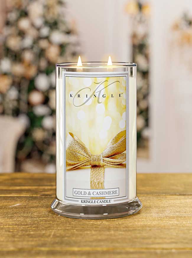 Gold & Cashmere Large 2-wick