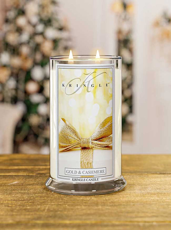 Gold & Cashmere Large 2-wick