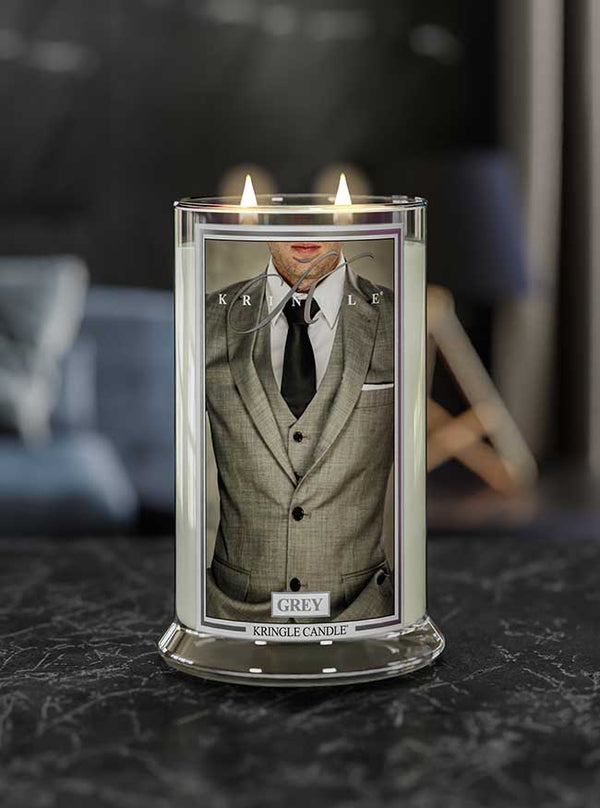 Grey Large 2-wick