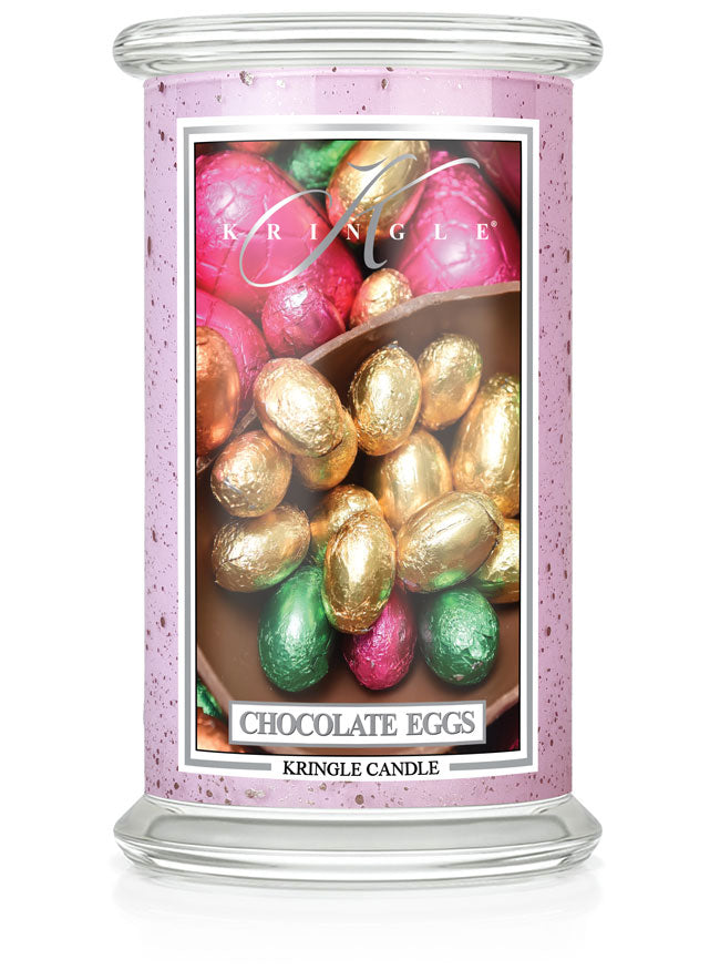 Chocolate Eggs Large 2-Wick