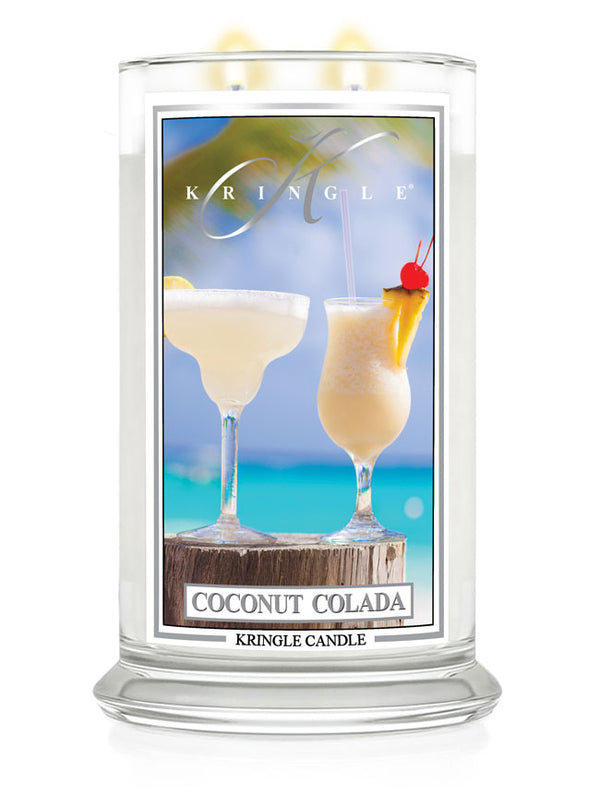 Kringle Candle with 'Cosmic Cupcakes' design on a white background