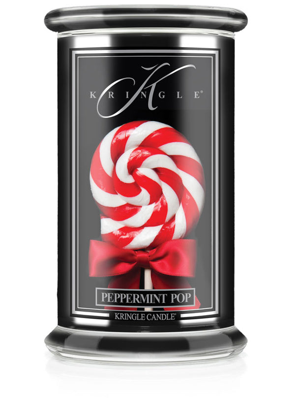 Peppermint Pop Large 2-wick - Kringle Candle Company