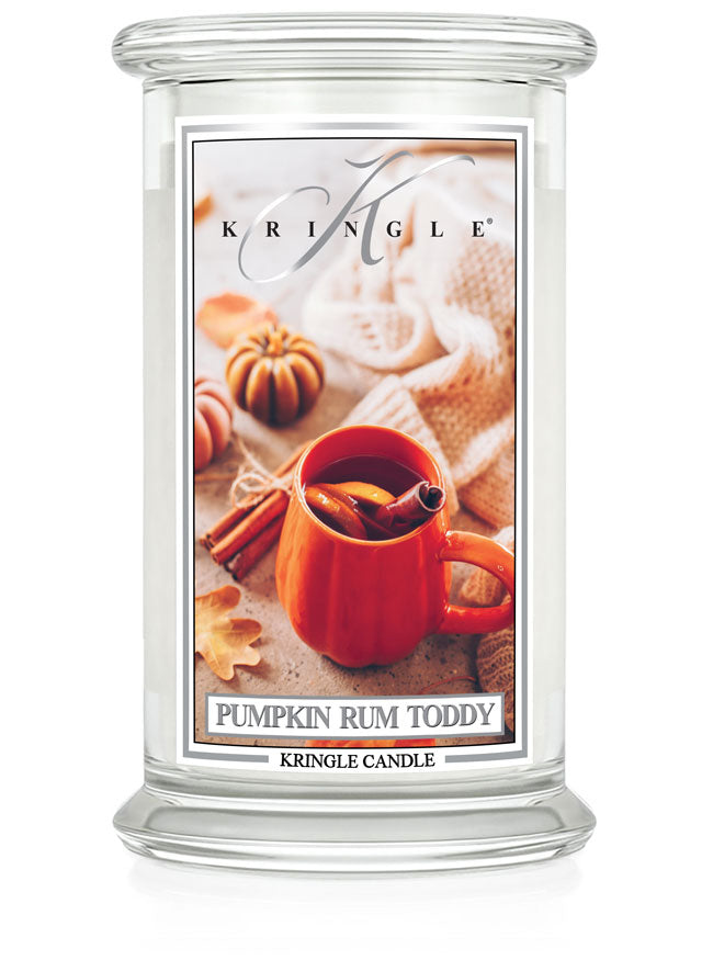 Pumpkin Rum Toddy Large 2-Wick - Kringle Candle Company