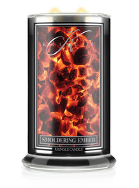 Kringle Candle Smoldering Ember candle on a white background