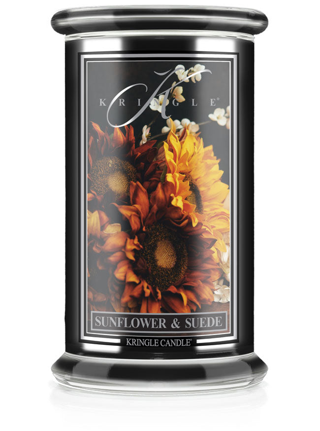 Sunflower & Suede  | Large 2-wick candle Kringle Candle Company