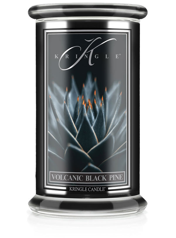 Large Volcanic Black Pine Scented Reserve Collection Candle - Kringle Candle Company