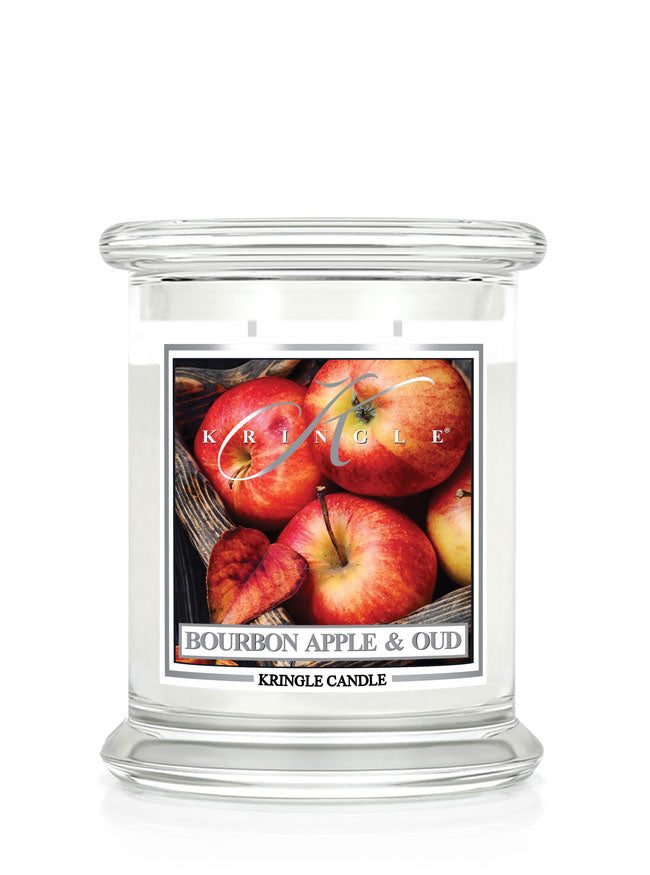 Bourbon Apple & Oud Medium 2-Wick - Kringle Candle Company