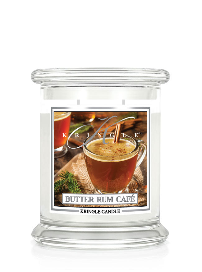 Butter Rum Café Medium 2-Wick - Kringle Candle Company