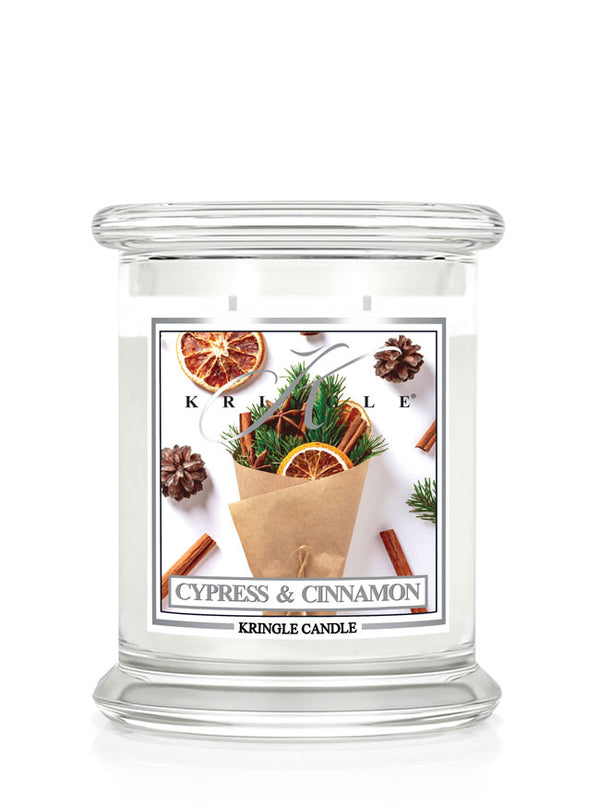 Cypress & Cinnamon Medium 2-Wick - Kringle Candle Company