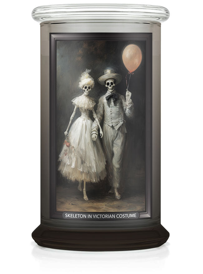 Skeleton in Victorian Costume Large 2-Wick - Kringle Candle Company