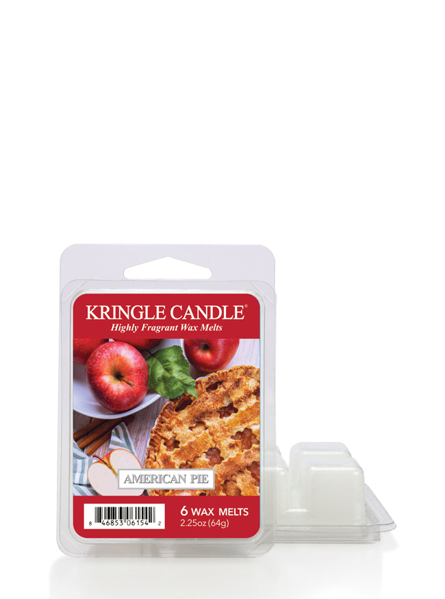 Kringle Candle American Pie wax melt packaging on a white background