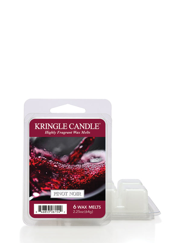 Kringle Candle Pinot Noir wax melt packaging on a white background