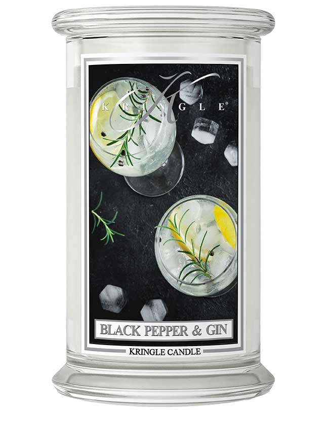 Black Pepper & Gin Large 2-wick