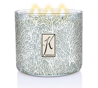 Coral 3-Wick Candle
