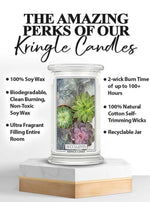 Succulents Large 2-wick