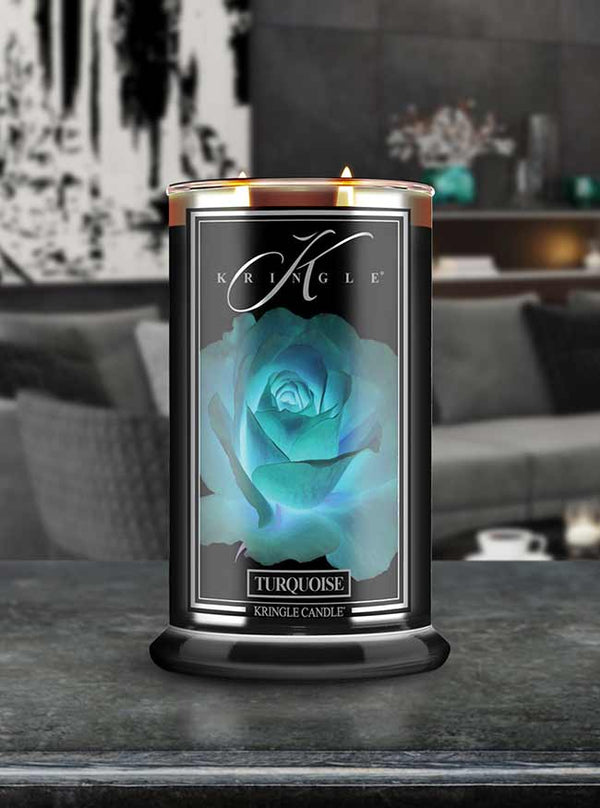 Turquoise Large 2-wick
