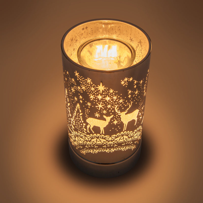 Intertek Ceramic FLOWER Electric Candle Wax Warmer nite light