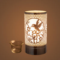 7" Touch Lamp Wax Melts Warmer-Metal Hummingbird Table Decor