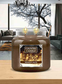 Midnight Snow Medium Jar Candle - Kringle Candle Company