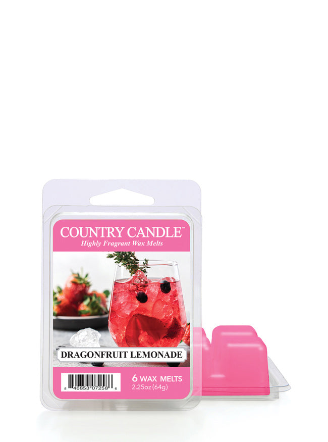 Dragonfruit Lemonade Scented Candle | 6-Pc Wax Melts | Country Candle