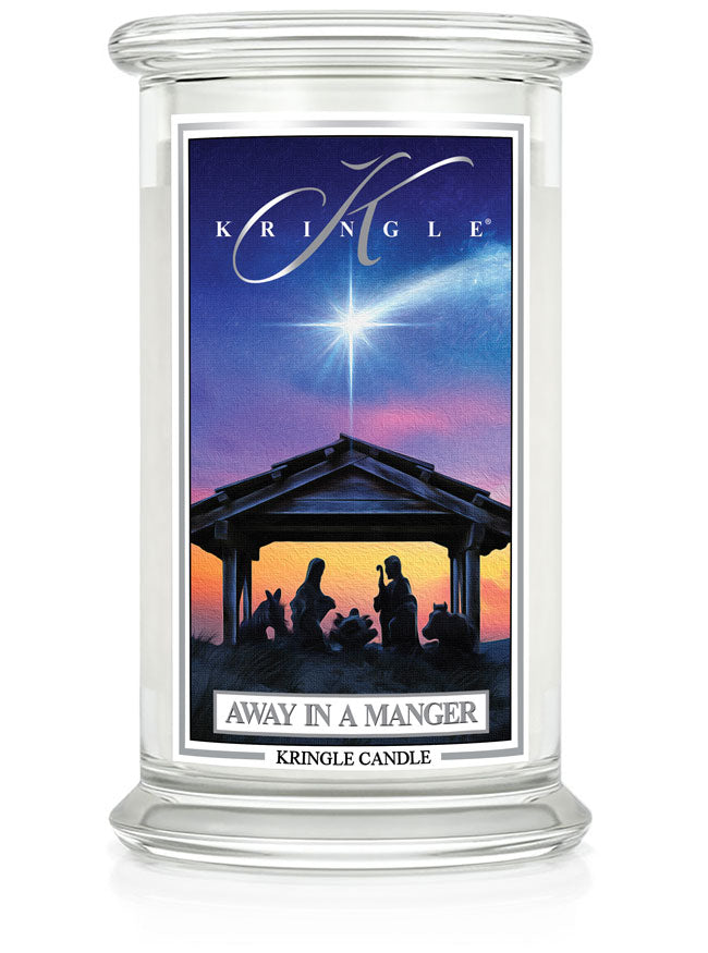 Away In A Manger Large 2-wick