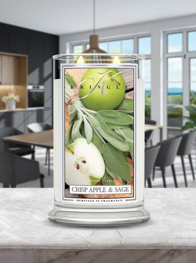 Crisp Apple & Sage Large 2-wick