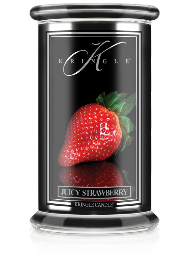 Juicy Strawberry Scented Large 2-wick Candle - Kringle Candle Company