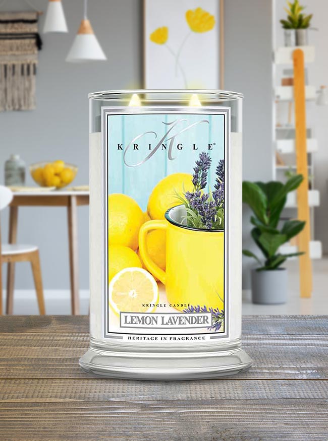 Lemon Lavender Large 2-wick