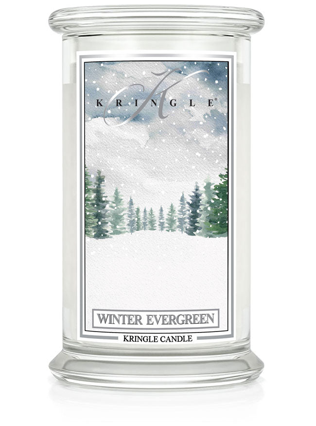 Winter Evergreen Large 2-wick