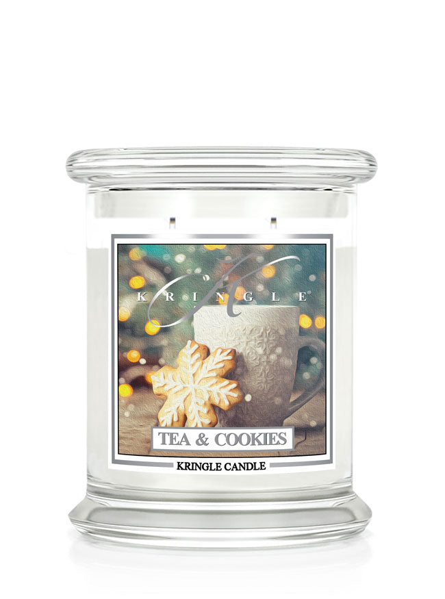 Tea & Cookies Scented Candle, Medium 2-Wick Jar
