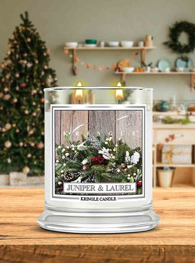 Juniper & Laurel Medium 2-wick - Kringle Candle Company