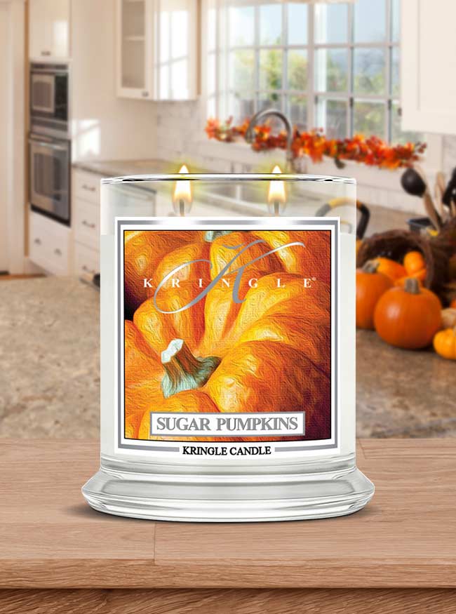 Sugar Pumpkins Medium 2-wick