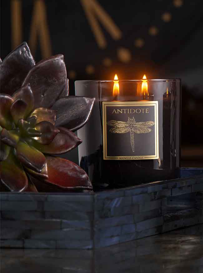 Antidote Scented 2-wick candle from Kringle Noir Collection - Kringle Candle Store