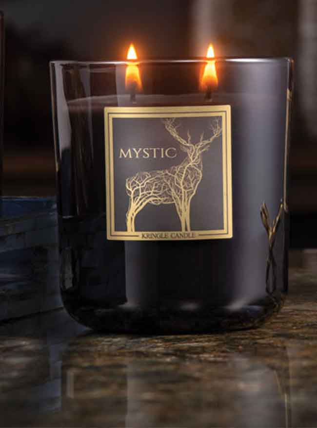 Mystic Scented 2-wick candle from Kringle Noir Collection - Kringle Candle Store