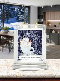 Cashmere & Cocoa Medium 2-wick - Kringle Candle Company